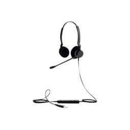 Jabra BIZ 2300 USB Microsoft Lync Duo Casque Avec fil Arceau Bureau/Centre d'appels USB Type-A Noir