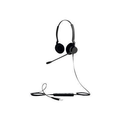 Jabra BIZ 2300 USB Microsoft Lync Duo Casque Avec fil Arceau Bureau/Centre d'appels USB Type-A Noir