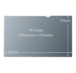 Lenovo 0A61769 filtre anti-reflets pour écran et filtre de confidentialité 35,6 cm (14") Ordinateur portable Filtre de confidentialité sans bords pour ordinateur