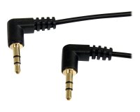StarTech.com Câble audio stéréo Slim 3,5 mm à angle droit de 90 cm - M/M