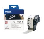 Brother DK-22211 - Rouleau d'étiquettes original – Blanc, 29 mm x 15,24 m