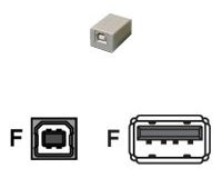 MCL Adapteur USB type A / B USB Type-A Female USB - B Female Blanc