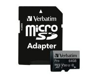 Verbatim Pro 64 Go MicroSDXC UHS Classe 10