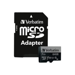 Verbatim PRO - flashgeheugenkaart - 64 GB - microSDXC UHS-I