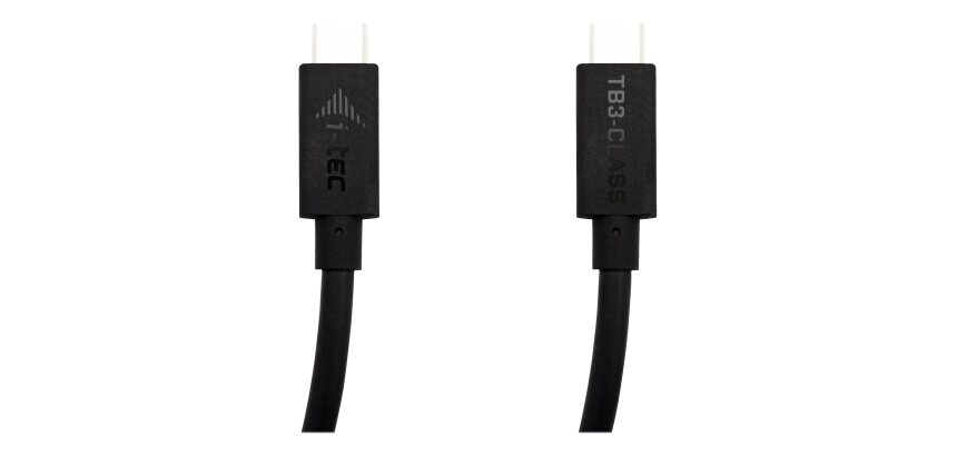 i-tec Thunderbolt 3 – Class Cable, 40 Gbps, 100W Power Delivery, USB-C Compatible, 150cm
