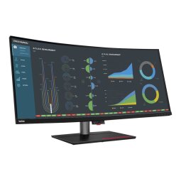 Lenovo ThinkVision P40w-20 LED display 100,8 cm (39.7") 5120 x 2160 pixels 5K Ultra HD Noir