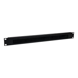 StarTech.com Panneau Gestion de Câbles Horizontal pour Racks de Serveurs 1U - Passe Câbles avec Brosse