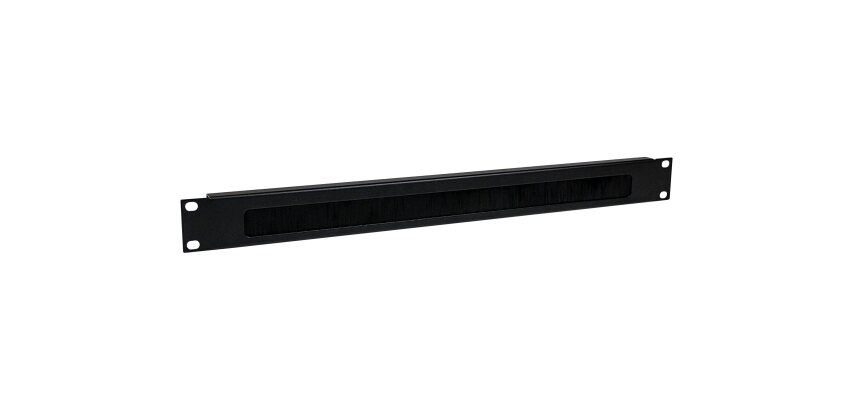StarTech.com Panneau de Gestion des Câbles à Bande de Brosses Haute Densité 1U, Organiseur de Câbles Horizontal Robuste en Acier pour Centre de Données