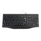 MCL ACK-294/N clavier Universel AZERTY Noir