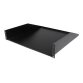 StarTech.com Étagère de racks de serveur 2U : étagère en porte-à-faux universelle montée en rack pour rack et armoire d'équipement réseau de 19&amp;quot;. Acier robuste : supporte un poids de 56 kg. Tiroir profond de 18", noir