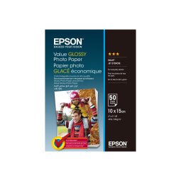 Epson Value Glossy Photo Paper - 10x15cm - 50 Feuilles