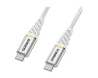 OtterBox Premium Cable USB C-C 2M USB-PD, Cloud Sky White