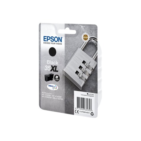 Epson Padlock Singlepack Black 35XL DURABrite Ultra Ink