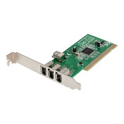 StarTech.com Carte Adaptateur PCI vers 4 Ports FireWire400 1394a 6 Broches