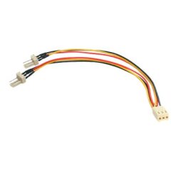 StarTech.com Câble Y d'alimentation pour Ventilateur TX3 - Câble Répartiteur 3 broches pour PC -15cm