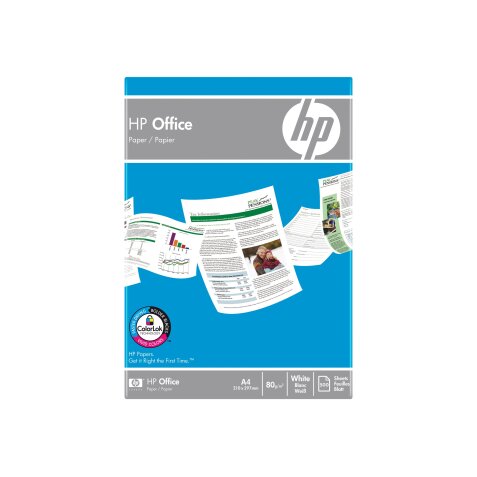 HP Office Paper - Normalpapier - 5x 500 Blatt