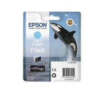 Epson T7605 - light cyan - original - ink cartridge