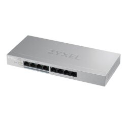 Zyxel GS1200-8HP v2 Géré Gigabit Ethernet (10/100/1000) Connexion Ethernet, supportant l'alimentation via ce port (PoE) Gris