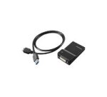Lenovo USB 3.0 - DVI/VGA adaptateur graphique USB 2048 x 1152 pixels Noir