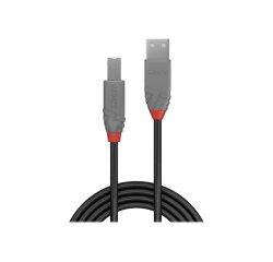 Lindy Câble USB 2.0 type A vers B, Anthra Line, 2m