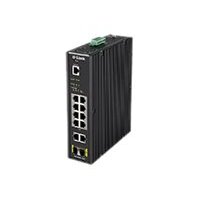 D-Link DIS-200G-12PS commutateur réseau Géré L2 Gigabit Ethernet (10/100/1000) Connexion Ethernet, supportant l'alimentation via ce port (PoE) Noir