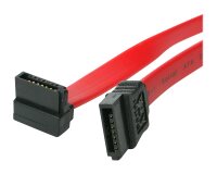 StarTech.com Câble SATA Serial ATA - 46 cm - 18 pouces - Rouge - 1 Connecteur Angle Droit Coudé