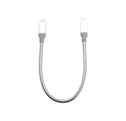 Verbatim Câble de synchronisation et de charge USB-C à USB-C USB 3.1 GÉN 2 de en acier inoxydable de 30 cm