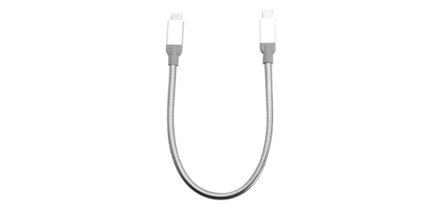Verbatim Câble de synchronisation et de charge USB-C à USB-C USB 3.1 GÉN 2 de en acier inoxydable de 30 cm