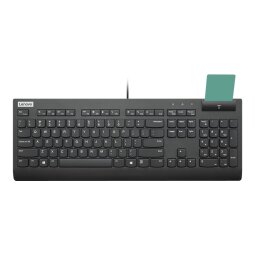 Lenovo 4Y41B69369 clavier Bureau USB AZERTY Français Noir