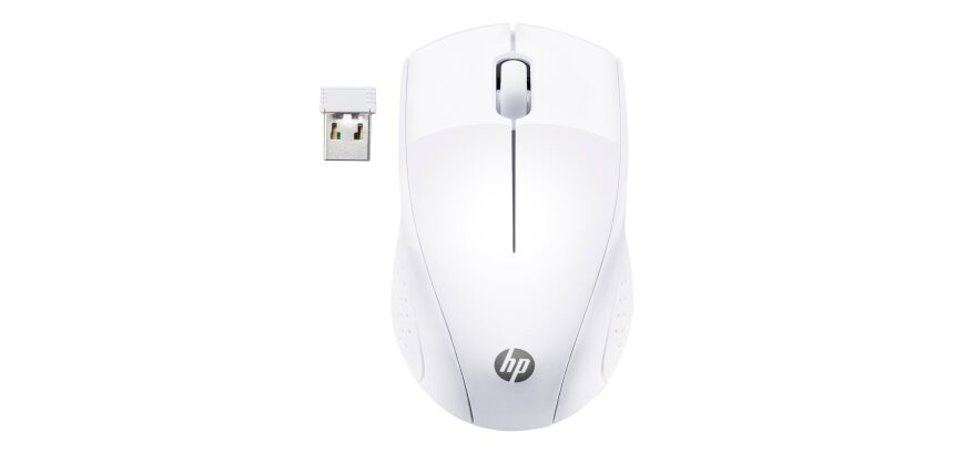 HP Souris sans fil 220 (Blanc neige)