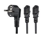 StarTech.com Câble d'alimentation PC - Cordon secteur en Y Schuko vers C13 de 2 m