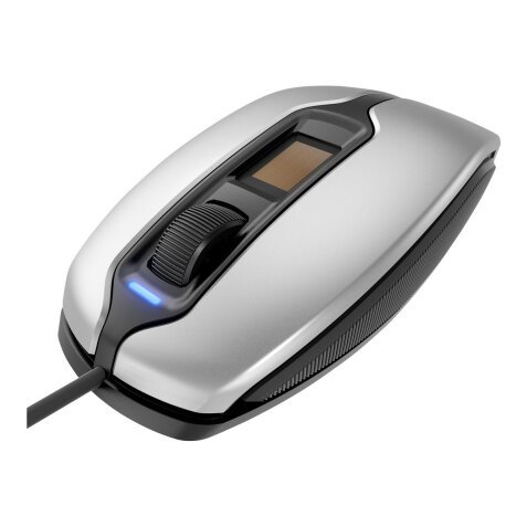 CHERRY MC 4900 Souris filaire, capteur empreinte digitale, noir/argent, USB