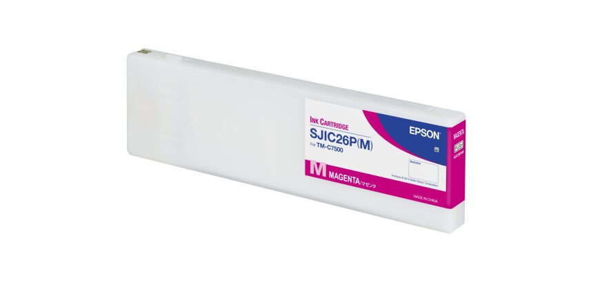 Epson SJIC26P(M): Ink cartridge for ColorWorks C7500 (Magenta)