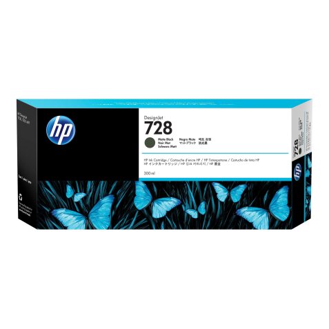 HP 728 - matte black - original - DesignJet - ink cartridge