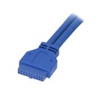 StarTech.com Câble USB 3.0 (5Gbps) 2 ports monté sur panneau – Câble USB A vers adaptateur carte mère F/F