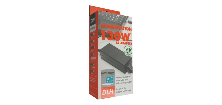 DLH DY-AI1591N adaptateur de puissance & onduleur Intérieure 130 W Noir