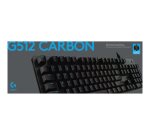 Logitech G G512 clavier Gaming USB AZERTY Français Charbon