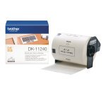 Brother DK-11240 - Rouleau d'étiquettes original – Noir sur blanc, 102 x 51 mm