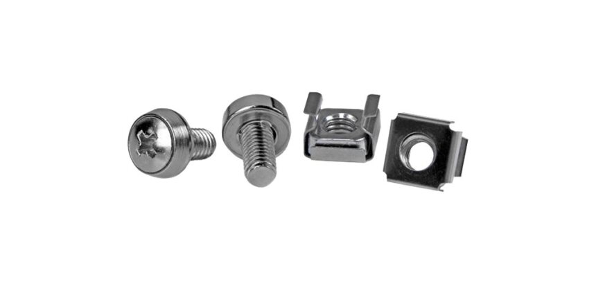 StarTech.com Paquet de 50 Vis et Ecrous Cages M6 pour Rack ou Armoire Serveur