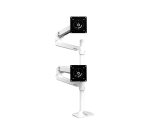 Ergotron LX Series LX Dual Stacking Arm 101,6 cm (40") Bureau Blanc