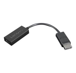 Lenovo 4X90R61023 câble vidéo et adaptateur 0,225 m DisplayPort HDMI Type A (Standard) Noir