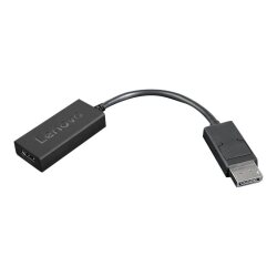Lenovo 4X90R61023 câble vidéo et adaptateur 0,225 m DisplayPort HDMI Type A (Standard) Noir