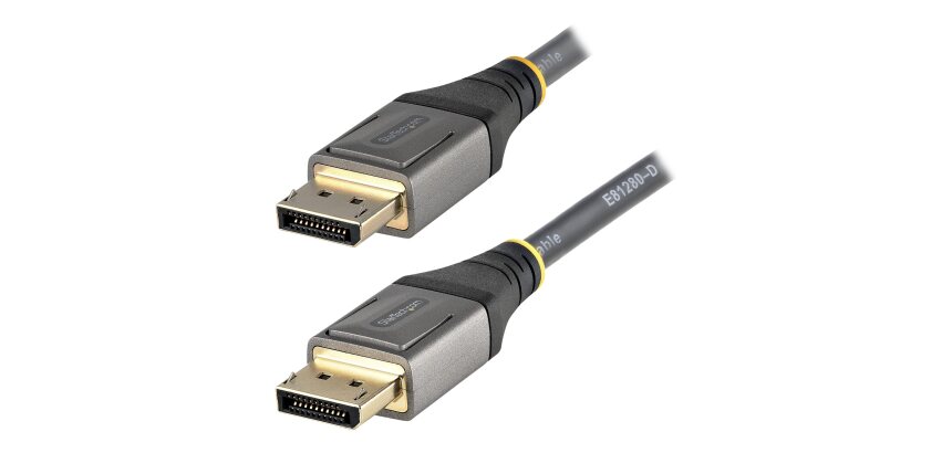 StarTech.com Câble DisplayPort 1.4 Certifié VESA 1m - 8K 60Hz HDR10 - Vidéo Ultra HD 4K 120Hz - Cordon Moniteur/Écran DP 1.4 - Câble DisplayPort vers DisplayPort - M/M