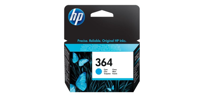 HP 364 cartouche d'encre cyan authentique
