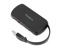 Targus ACH114EU hub & concentrateur USB 2.0 480 Mbit/s Noir