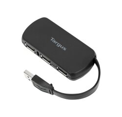 Targus ACH114EU hub & concentrateur USB 2.0 480 Mbit/s Noir