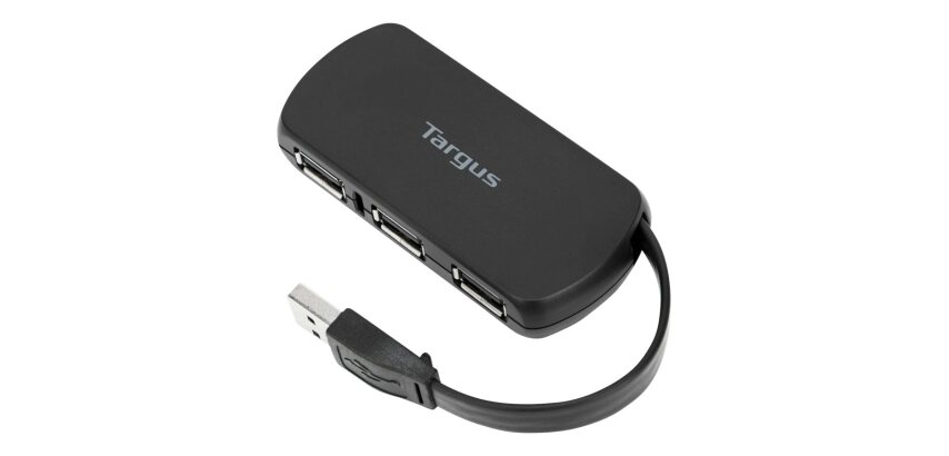 Targus ACH114EU hub & concentrateur USB 2.0 480 Mbit/s Noir