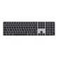 Apple Magic Keyboard clavier Universel USB + Bluetooth AZERTY Français Argent, Noir