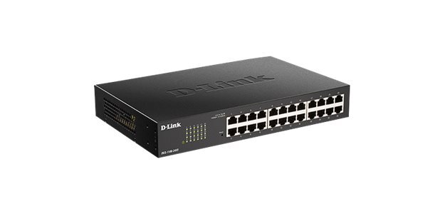 D-Link DGS-1100-24V2 Géré L2 Gigabit Ethernet (10/100/1000) 1U Noir, Gris