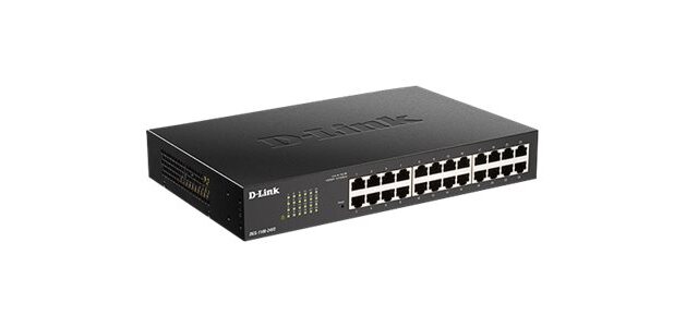 D-Link DGS-1100-24V2 Géré L2 Gigabit Ethernet (10/100/1000) 1U Noir, Gris